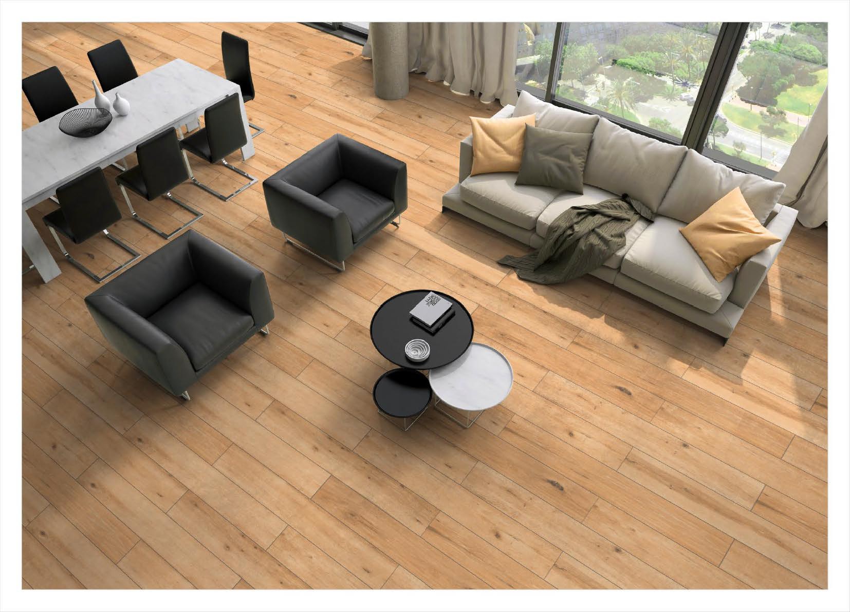 Give Natural Touch To Your Space With Lycos Wooden Plank Tiles