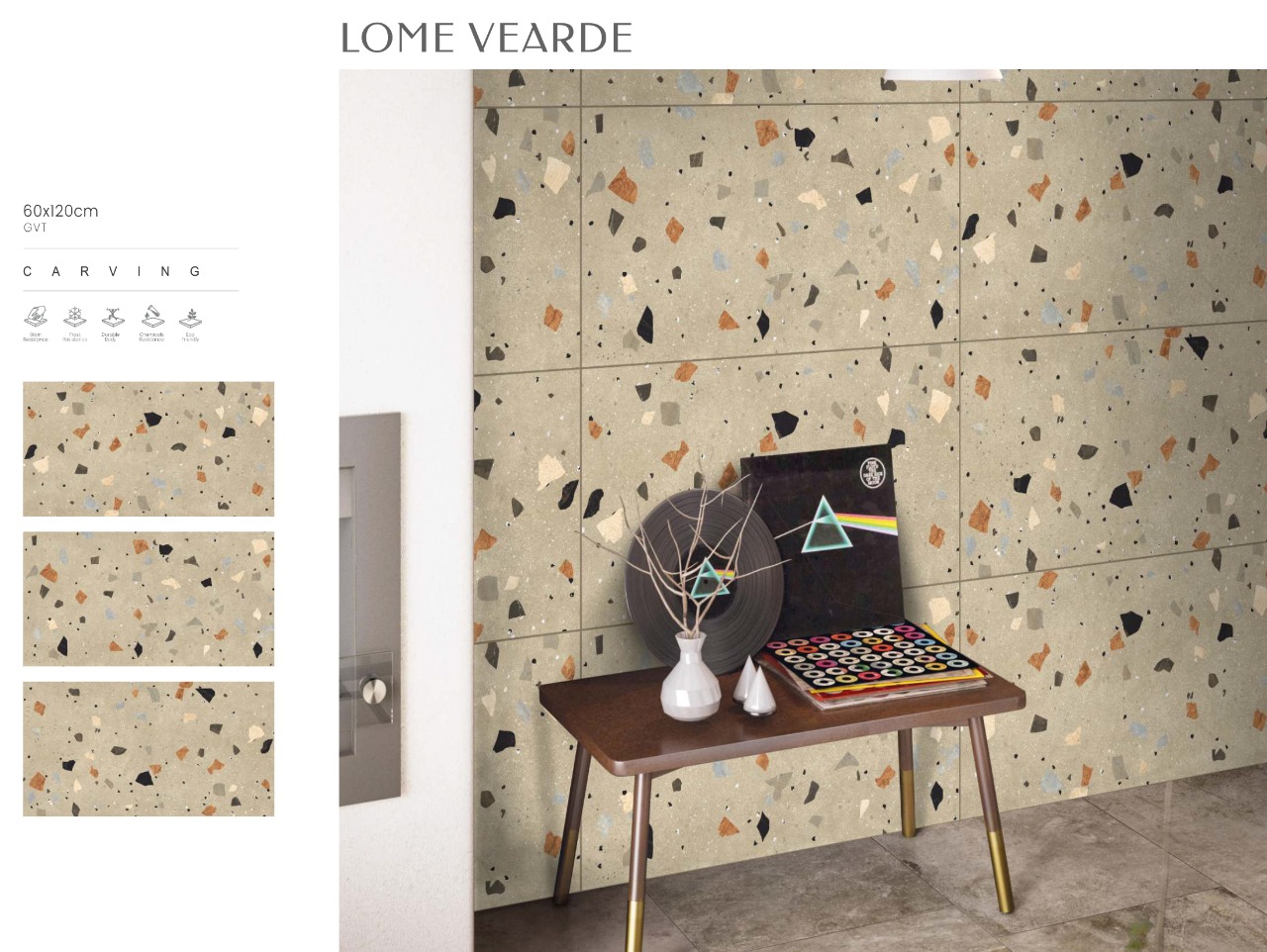 Terrazzo in Wall