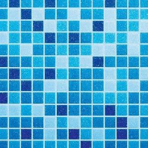 Glass tiles for swimming pool