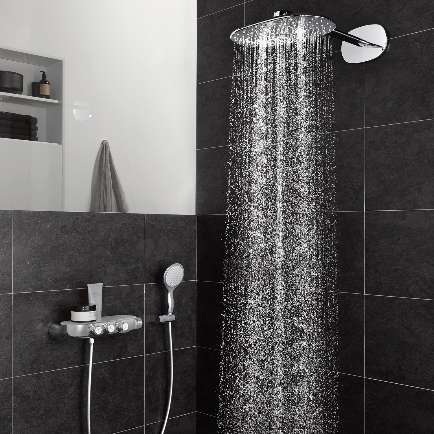 Rainfall shower head