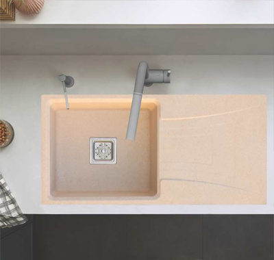 Double Bowl Kitchen Sinks With Drainboard
