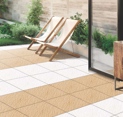 Mica ivory Ceramic floor tiles