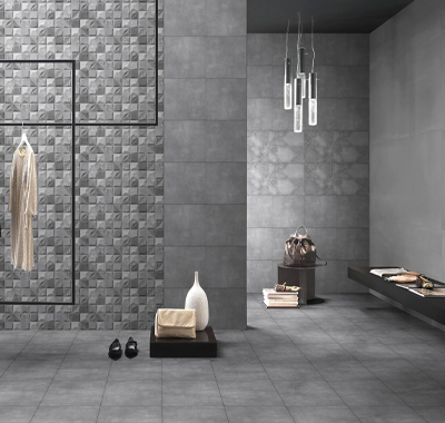 Buy Lycos black matt ceramic bathroom tiles