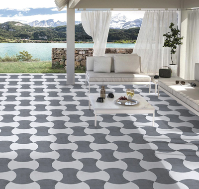 latest designer outdoor tiles