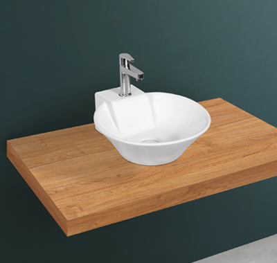 buy round table top white wash basin