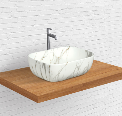 Designer Table Top white Wash Basin in Morbi