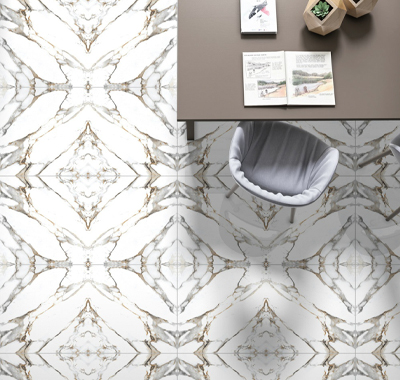 Buy book match 600x1200 mm porcelain floor tiles