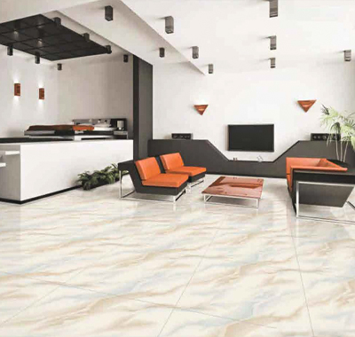 Soluble salt vitrified tiles