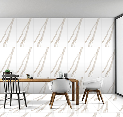 Shop calacatta white porcelain floor tiles.