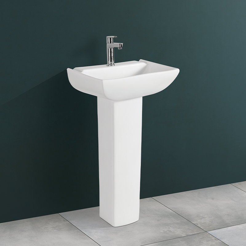 Contemporary pedestal wash basins