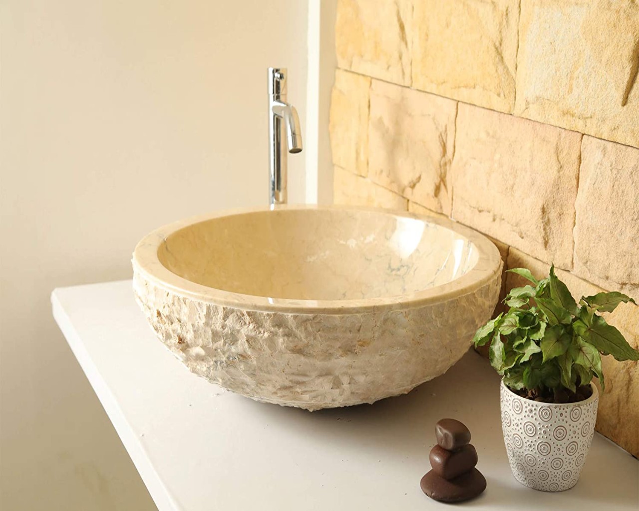 Stone wash basin