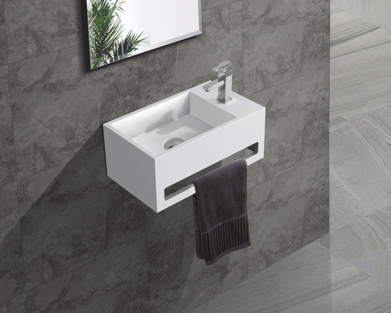 Wall hung wash basin